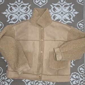 Forever 21 Camel Sherpa Jacket